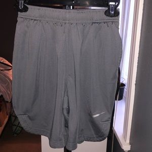 Boys grey basketball shorts